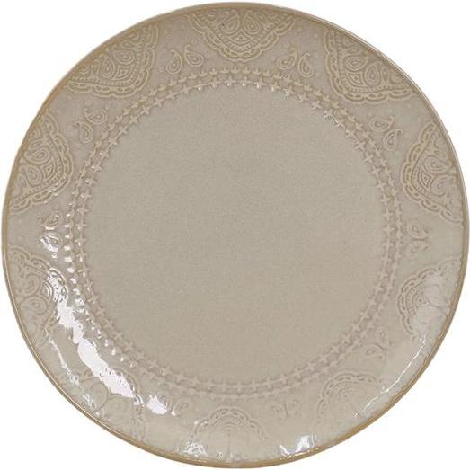 Domoletti Plate lunch Beige arabic, Ø 26.6 cm, cream, Piatti, Beige