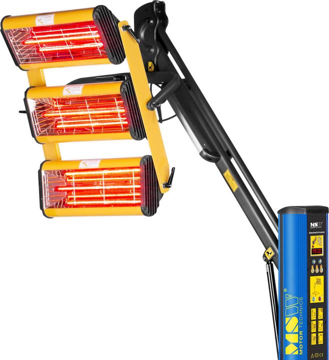 Produktbild MSW Lacktrockner Strahler Infrarotstrahler Heizstrahler Infrarot Lampe Auto 3300 W (3300 W)