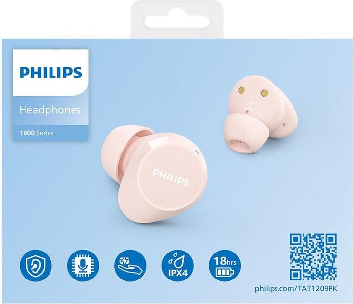 Actual product image Philips TAT1209PK/00 (No noise cancellation, 6 h, Wireless)
