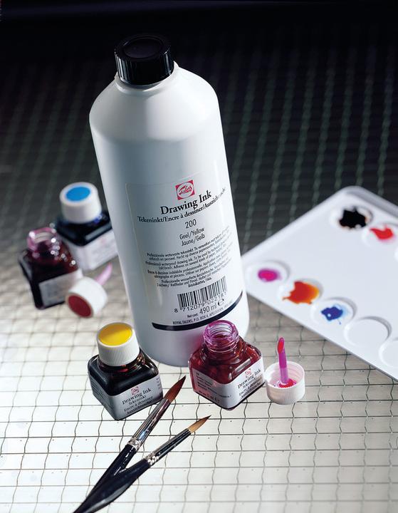 Produktbild Talens Chinesische Tusche (1 Stk., Schwarz)