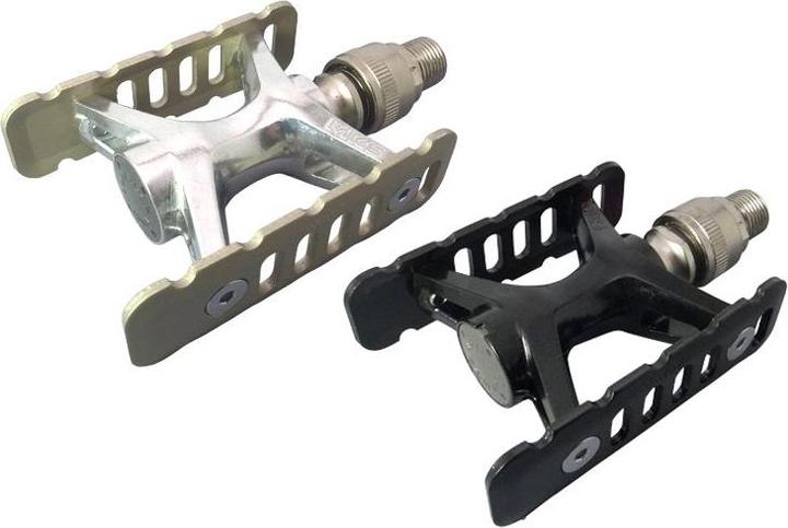Actual product image Mks Promenade Ezy - Clip On Track Pedals (Titanium)