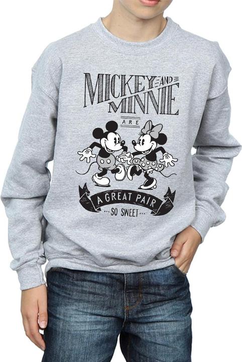 Produktbild Disney Mickey And Minnie Mouse Great Pair Sweatshirt Jungen (140, 146)
