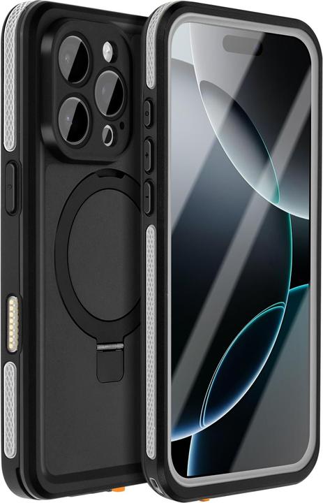 Redpepper Hülle für iPhone 16 Pro MagSafe Vollschutz Wasserdicht IP68 (Apple iPhone 16 Pro)