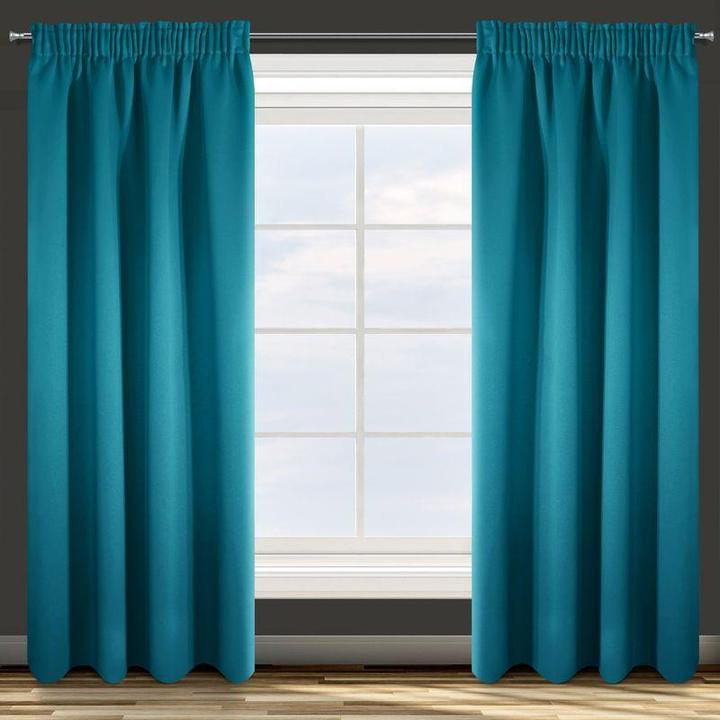 Actual product image Eurofirany DESIGN 91 Night curtain made of smooth blackout fabric PARISA, 135X270 cm, strip