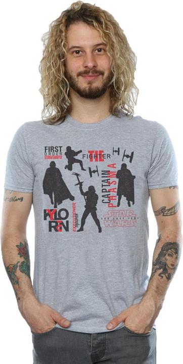 Image du produit Star Wars - T-shirt THE LAST JEDI FIRST ORDER SILHOUETTES - Homme (S)