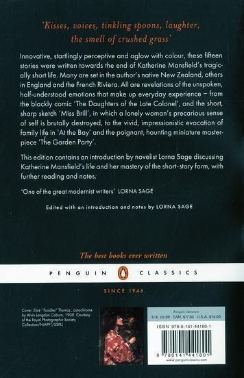 Produktbild The Garden Party and Other Stories (Englisch, Lorna Sage, 2007)