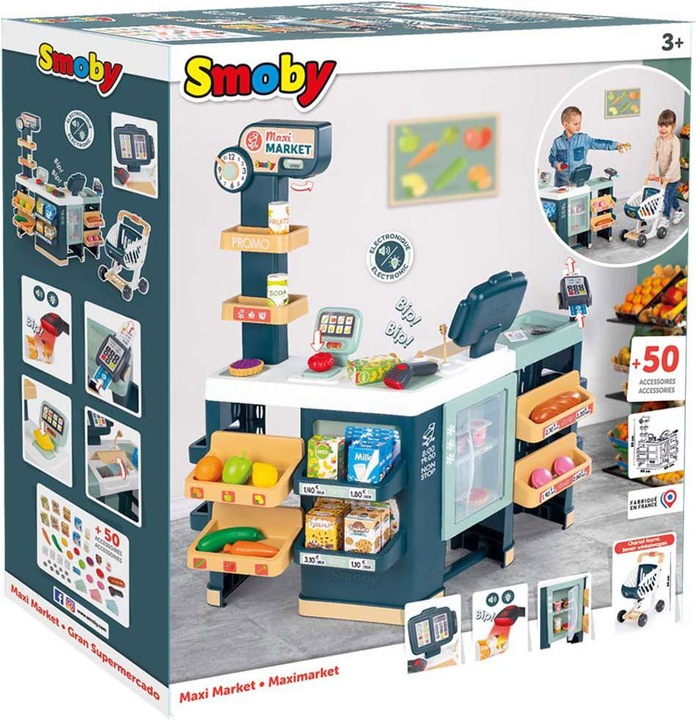 Image du produit Smoby Maxi-supermarché avec chariot 350242