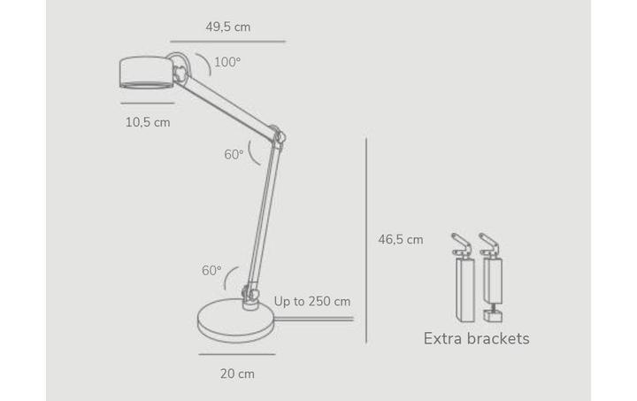 Actual product image Nordlux Table Lamp Nobu LED 2700 K, Black (600 lm)