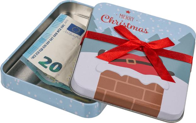 Produktbild Out of the blue Kleine Geschenkbox aus Metall assortiert 4 Designs