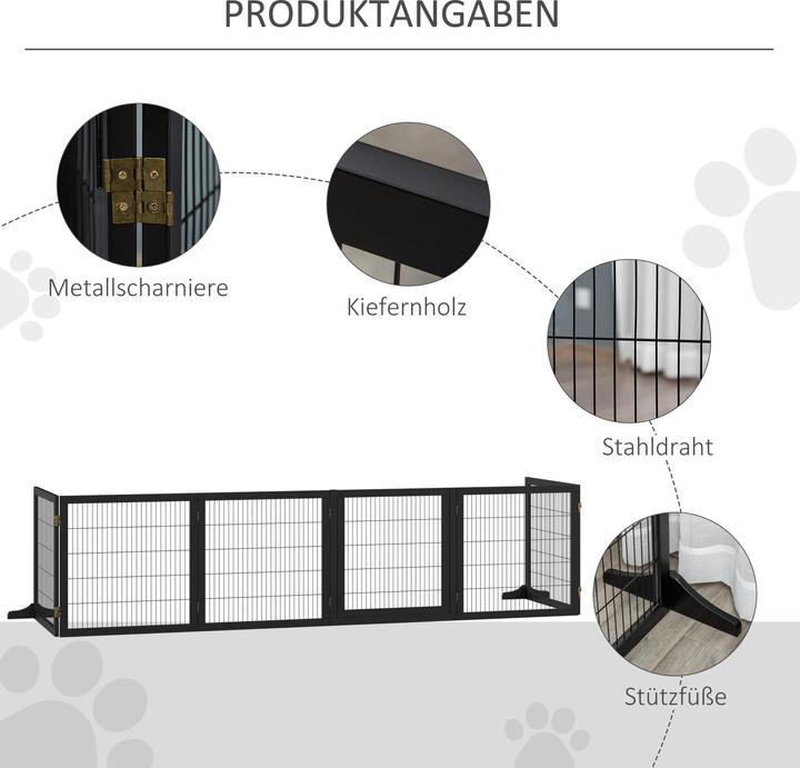 Produktbild PawHut Türschutzgitter