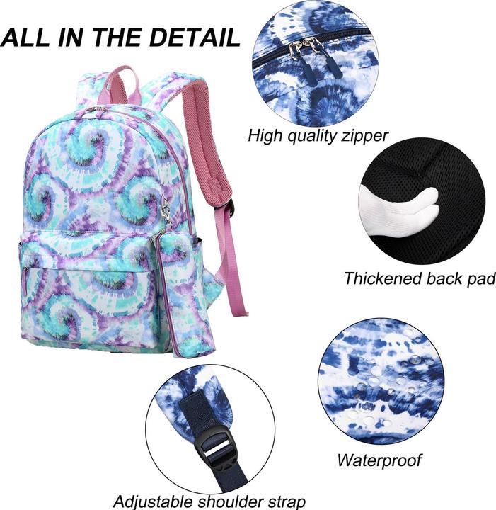 Produktbild Only-Bags.Store Schulranzen Schulrucksack Schulranzen Schulfreizeit mit Brotzeittasche und Federtasche