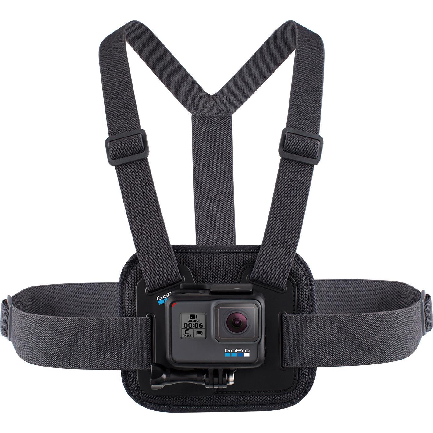 GoPro Chesty (Hero 12, Universal, Hero 7, Osmo Action, Hero 9, GoPro Max, Hero 8), Action Cam Zubehör, Schwarz