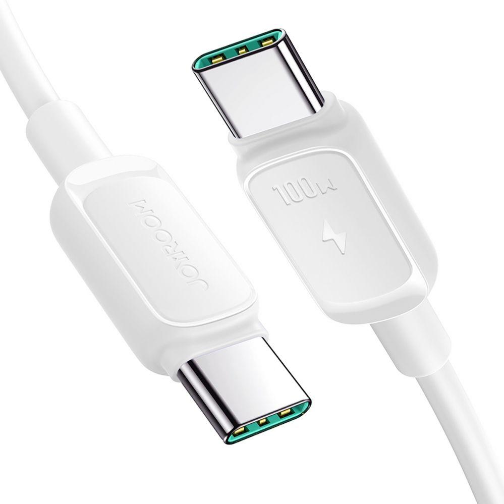 Thumbnail - Joyroom Color Series USB-C - USB-C Cable 100W, 1.2m - White (1.20 m, USB 3.2 Gen 1), USB Kabel