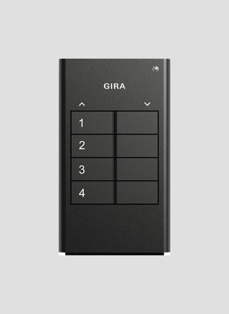 Actual product image Gira RF Hand-held transmitter 4f KNX Anthracite 512400 (Device-specific remote control, Radio Frequency (RF))