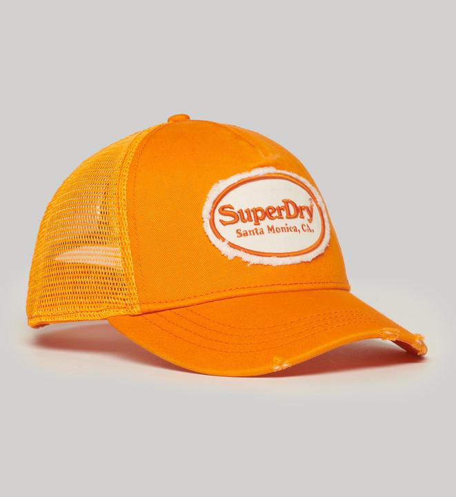 Produktbild Superdry Neonfarbene Trucker Cap mit Mesh-Einsatz