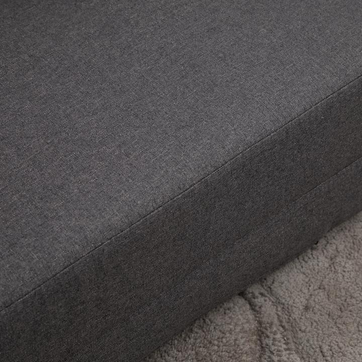 Actual product image Homcom Floor sofa with adjustable backrest