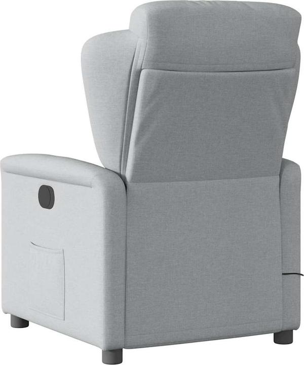 Immagine prodotto VidaXL Sedia da massaggio in tessuto grigio chiaro