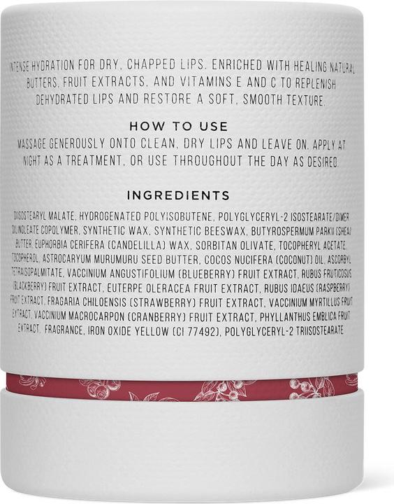 Valori nutrizionali e ingredienti Pestle & Mortar Maschera labbra Chummi ai frutti di bosco (Balsamo per le labbra)