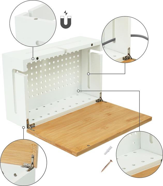 Actual product image Relaxdays Kabelbox
