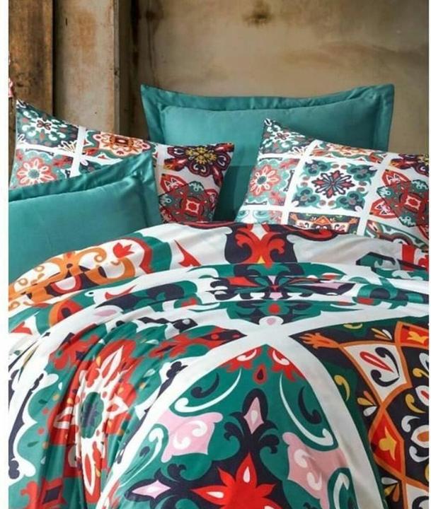 Produktbild BigBuy Bettbezug-Set grün King size 3 Stücke