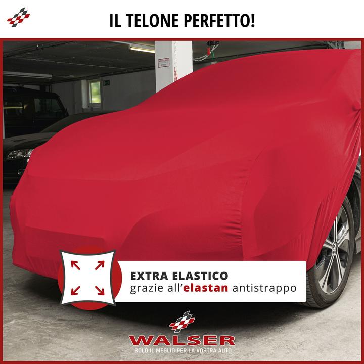 Produktbild Walser Autoplane Indoor Stretch Plus, PKW-Abdeckplane Grösse 9 SUV rot