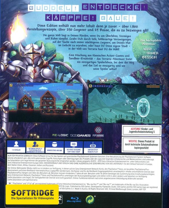 Actual product image 505 Games Terraria (PS4, DE)