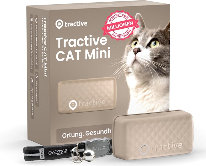 Immagine prodotto Tractive GPS Mini (Taglia unica, Gatto, Generale)