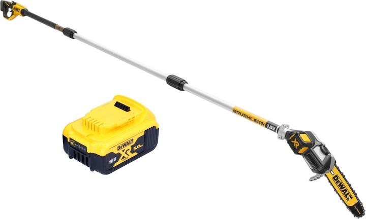 Actual product image DeWalt DCMPS 567 N cordless pruner 18 V brushless + 1x battery 5.0 Ah - without charger (Battery chain saw)