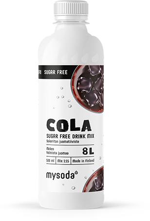 Actual product image Mysoda Drink Syrup Cola sugar free Drink Mix