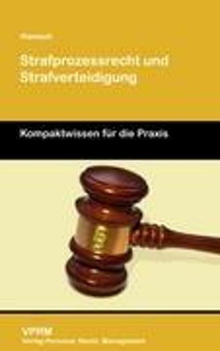 Produktbild Strafprozessrecht und Strafverteidigung (Deutsch, Gregor Hanisch, 2011)