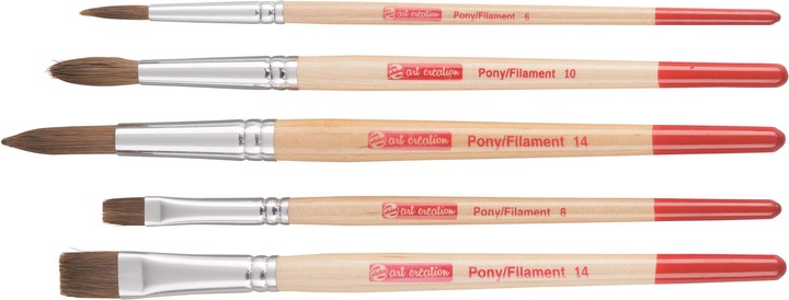 Image du produit Talens Set de pinceaux en filament Pony