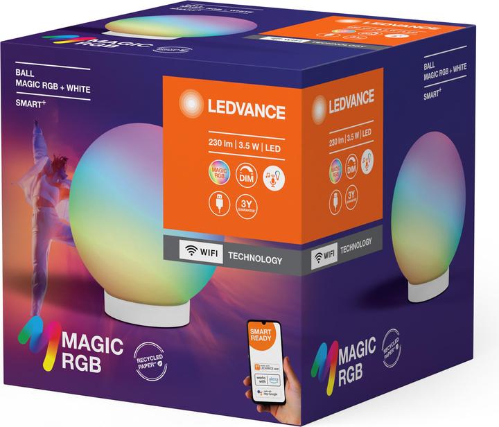 Immagine prodotto Ledvance Smart+ Ball Magic RGB Rgbw USB (200 lm)