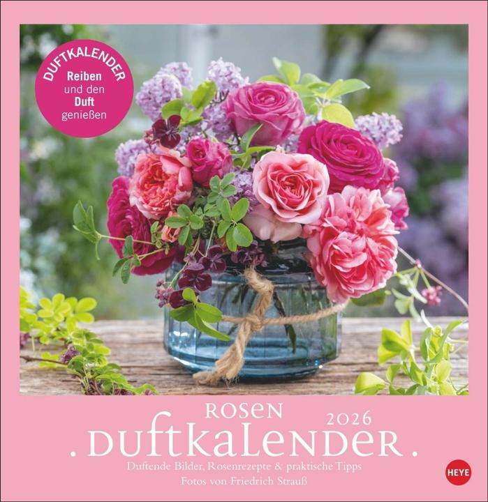 Produktbild Rosenduftkalender 2026 (32 x 33 cm)