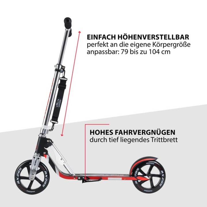 Productafbeelding Hudora Scooter reuzenrad podium RX205