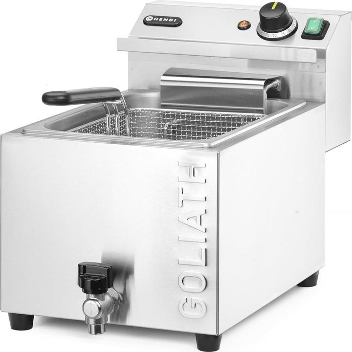 Actual product image Hendi Deep fryer XL drain tap GOLIATH 10L