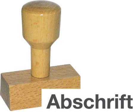 Immagine prodotto Neutral Timbro in legno 'Transcript