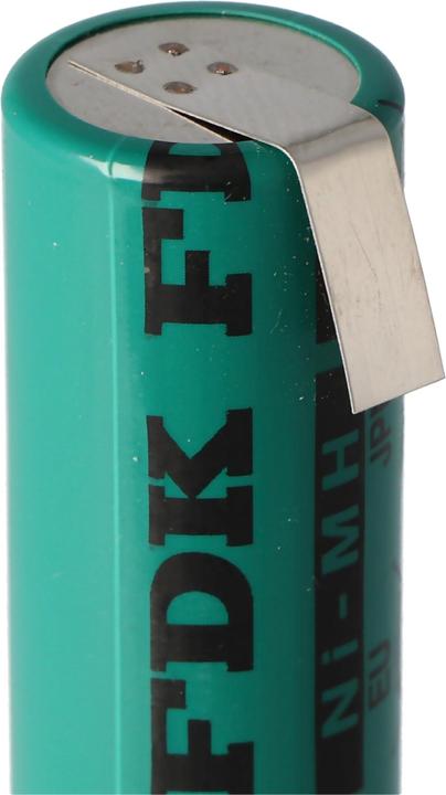 Actual product image FDK Akku HR-AU Twincell, A-Zelle mit Lötfahnen U-Form (1 pcs., 2700 mAh, Rechargeable battery)