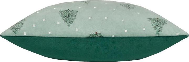Actual product image Room05 Evergreen Classic Tree Embroidered Cushion Cover (43 x 43 cm)
