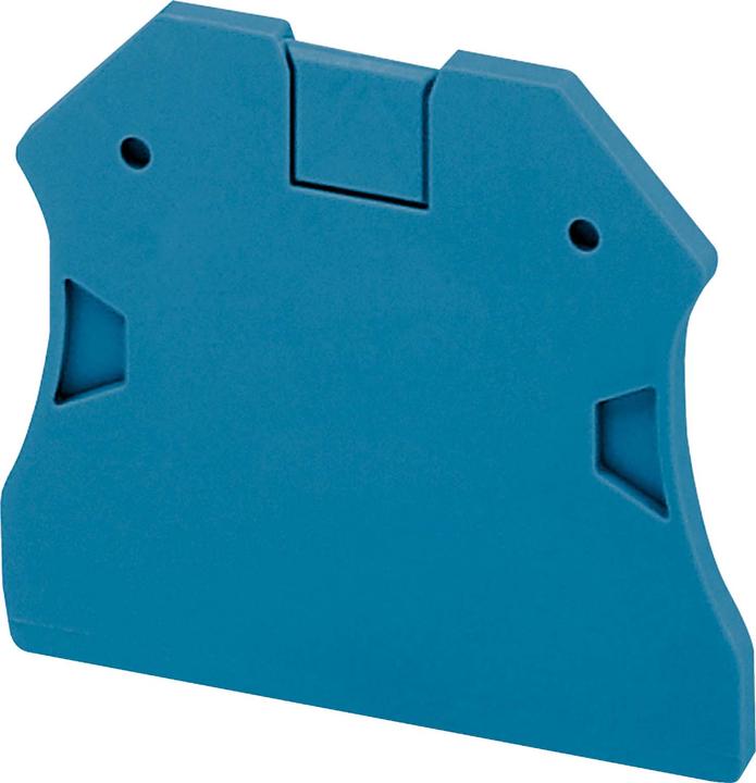 Actual product image Schneider Electric End cap, 4 points, blue, 2.2mm w NSYTRAC22BL