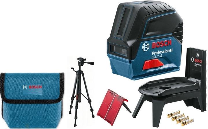 Produktbild Bosch Professional Linienlaser GCL 2-15 mit Baustativ BT 150