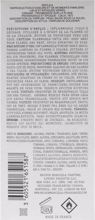 Image du produit Maison Martin Margiela Replica Beachwalk (Eau de toilette, 100 ml)