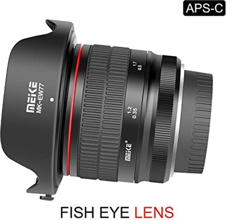 Actual product image Meike 8mm f/3.5 Circular Fisheye, Nikon F (Nikon F, APS-C / DX)