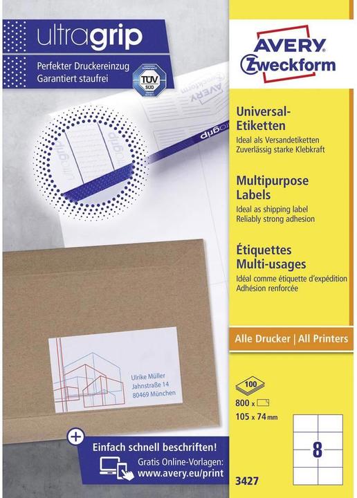 Produktbild Avery Universal-Etiketten
