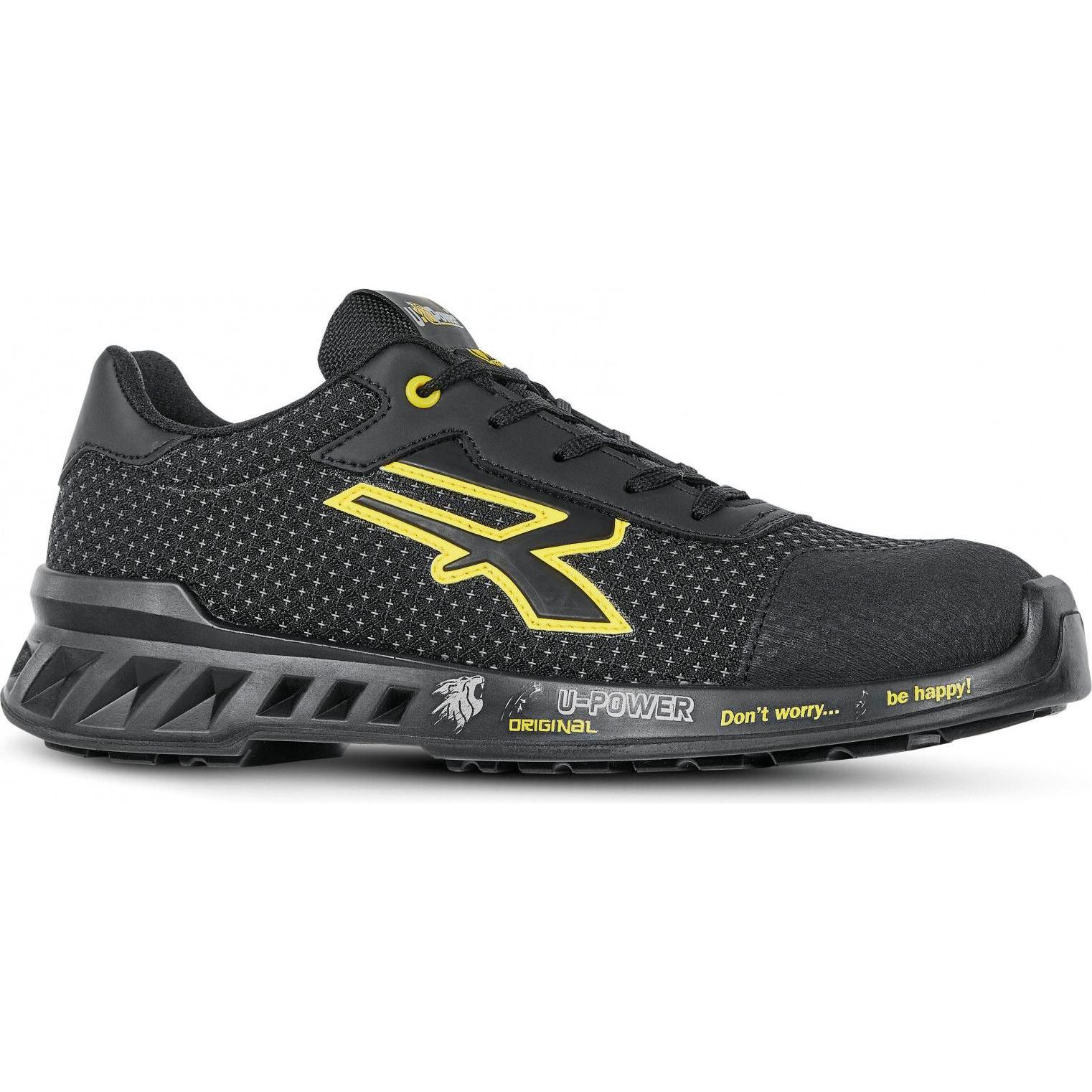 U-Power, Sicherheitsschuhe, Sicherheitsschuh MATT Grösse 45 schwarz/gelb S3 CI SRC ESD EN ISO 20345 PUTEK star (S3, 45)