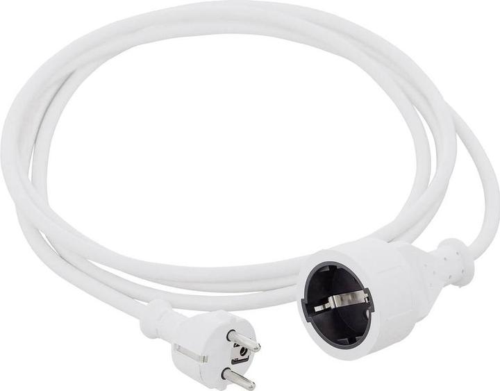 HAWA 1008290 Rallonge électrique 16 A Blanc 3.00 m (3 m)