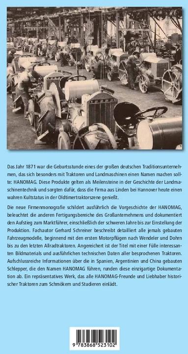 Produktbild Hanomag Traktoren (Deutsch, Gerhard Schreiner, 2010)