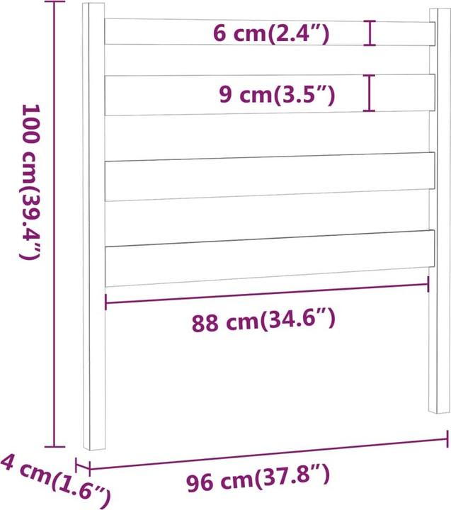 Immagine prodotto vidaXL Bonar (106 x 4 x 100 cm)