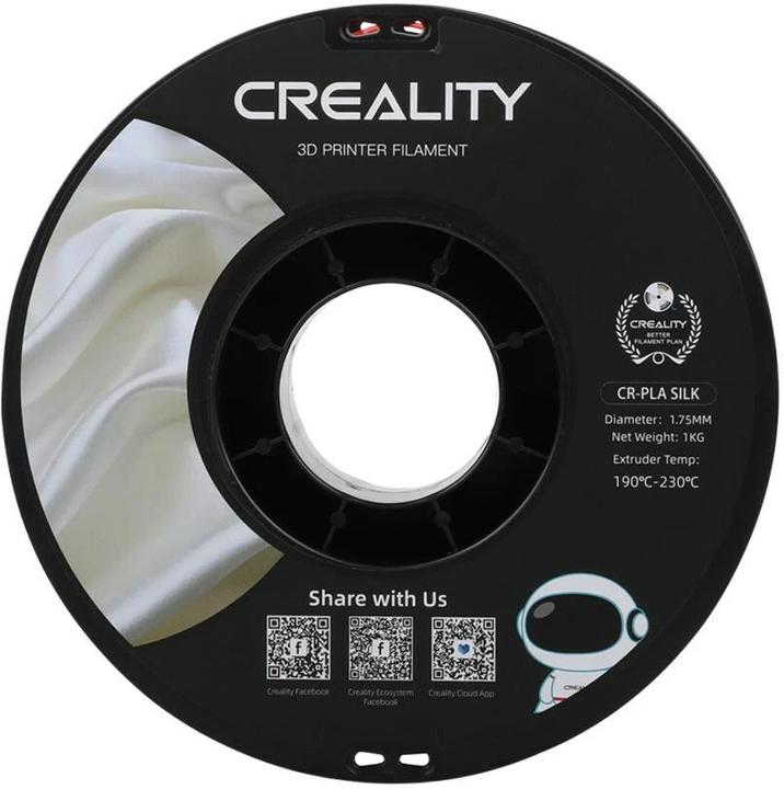 Immagine prodotto Creality Filamento PLA, Silk Gold, 1,75 mm, 1 kg (PLA, 1.75 mm, 1000 g, Oro, Rosso)