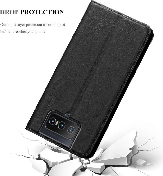 Produktbild Cadorabo Book Invis. Magnet Hülle (Asus Zenfone 8 Flip)