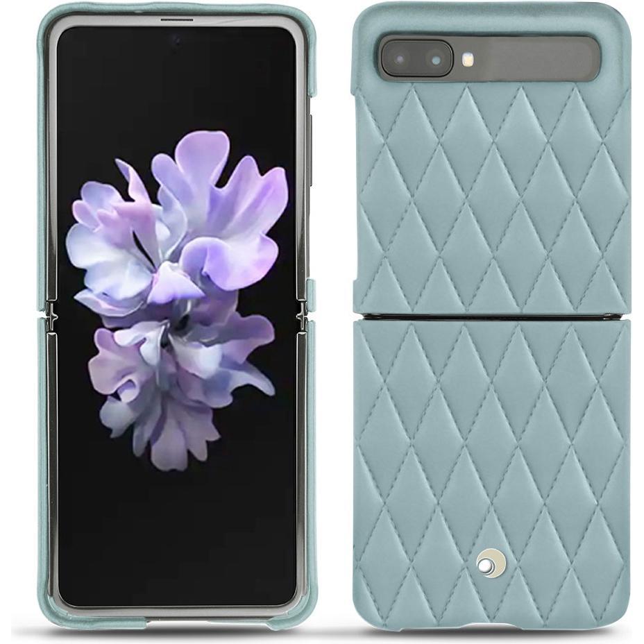 Noreve Lederschutzhülle (Samsung Galaxy Z Flip), Smartphone Hülle, Blau